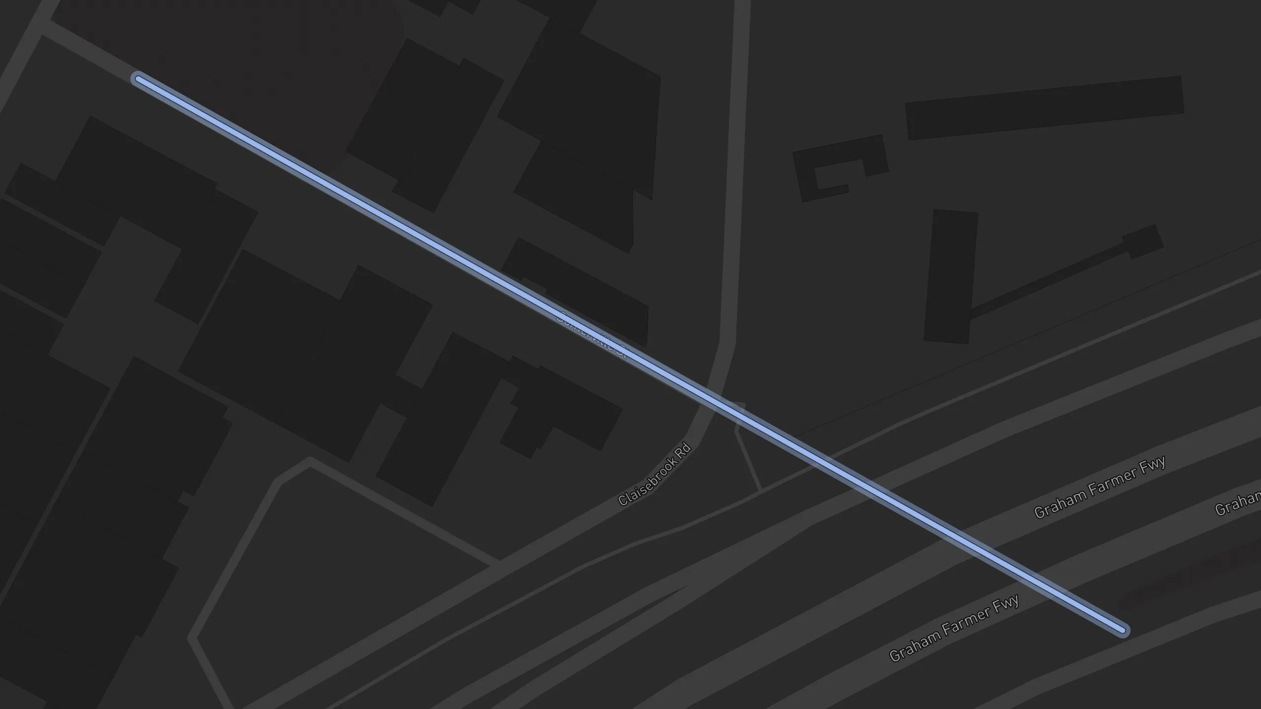 Map of street alignments in Perth